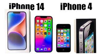 iPhone 14 vs iPhone 4 - iOS 7 vs iOS 16 - SPEED TEST