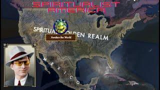 Spiritualist America Timelapse [RED FLOOD] [HOI4]