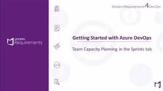 Team Capacity Planning for Sprints| Learning Azure DevOps
