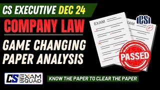 Company Law Paper Analysis | Core Analysis to crack the Paper | Download Material from Telegram 