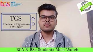 TCS Interview Experience BCA 2021 | TCS smart hiring interview | | TR+MR+HR | |Real Interview Ques|