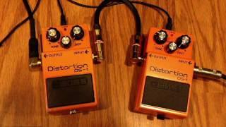 Vintage Boss DS1 vs New Boss DS-1