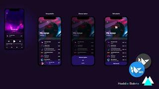 KivyMD Music Player UI/UX (WIP)