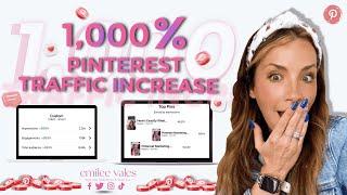 How I Increased My Pinterest Traffic by over 1,000%