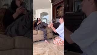 Foot massage prank 