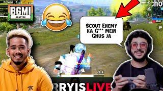 Carry Playing BGMI with Scout | Funniest Stream