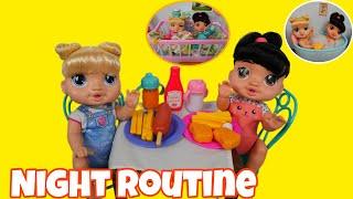 NEW Baby Alive Crawling Baby dolls Night Routine feeding and changing baby dolls