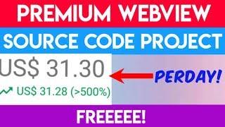 How to make Professional  WebView App on Android Studio || Premium Source code free