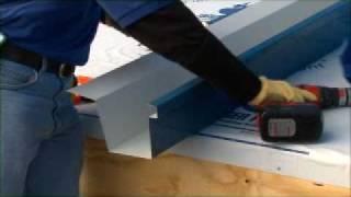 This Metal Sales video shows Vertical-Seam Trims installed before the Roof Panels