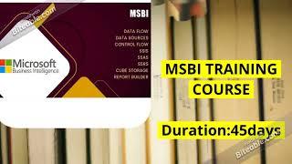 Best Online MSBI Trainings | Learn MSBI course