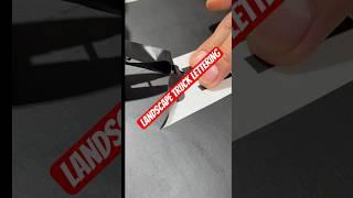 CAR DECALS process                #cardecals #lawncare #landscaping #marketing