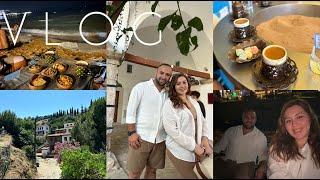 EŞİMLE SAHİLDE SABAHLIYORUZ  |Kumda Kahve,  Kuşadası , Şirince VLOG