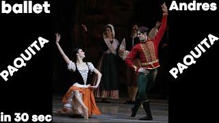 BALLET in 30 sec - PAQUITA & Andres - Maria Khoreva in #shorts