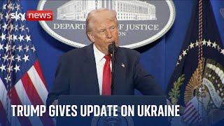 President Trump says there is 'still a long way to go' until Ukraine-Russia ceasefire is resolved