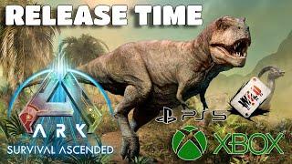ARK Survival Ascended Official XBOX LAUNCH TIME! - Playstation Update and more