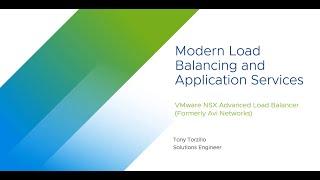 Introduction to VMware Advanced Load Balancing (Avi Networks) in a Multi-cloud Environment