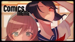 Comics Meme || GachaClub + Art || Flash & Blood Warning || Yandere Simulator