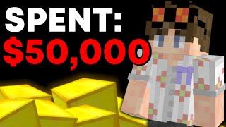 Spending $50,000 on Hypixel Skyblock