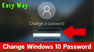 How To Change Password On Windows 10 || Change Windows Lock Screen Password (Quick & Easy)