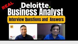 [Deloitte] business analyst interview questions and answers | business analyst interview questions