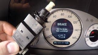 Mercedes Brake Switch Replacement Brake Warning FIX