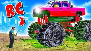 I found the BIGGEST Monster Truck ever and... It's REMOTE CONTROLLED! (GTA 5)