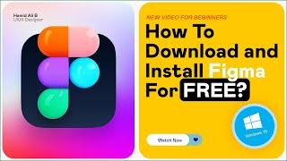 How to download and install Figma for free on Windows 10 | UIUX Design | 2022