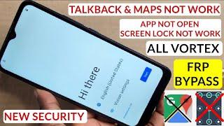 Vortex Frp Bypass/Google Account Remove | No Maps, No Talkback, Screen Lock Not work | Working 100%