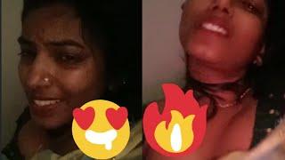 Fun Moments in a Saree at Night (6547) tango hot live | bigo live