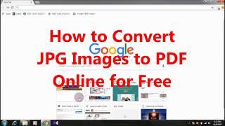 How to Convert JPG to PDF Converter Online for Free