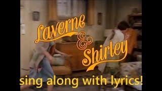 Laverne & Shirley theme song - lyrics on screen