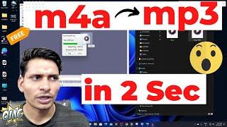 Covert m4a audio in mp3 offline | m4a to mp3 converter