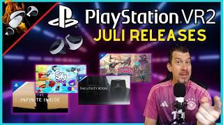 Neue Spiele im Juli! Die Releases für die PSVR2! Playstation VR2 Spiele News