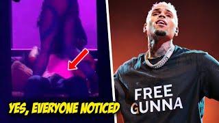 Chris Brown Gets BRICKED On Stage Up By Dancer