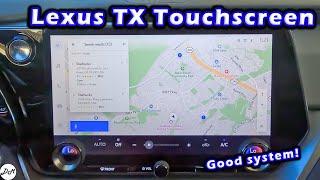 2024 Lexus TX – Infotainment Review | Touchscreen How-to, Apple CarPlay & Android Auto, Bluetooth