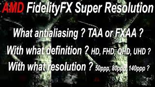 AMD FidelityFX Super Resolution - Quality test with Chernobylite Game