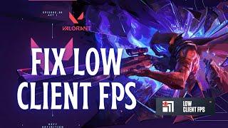 How to Remove Low Client FPS Warning on Valorant (2024) | Valorant Tutorial