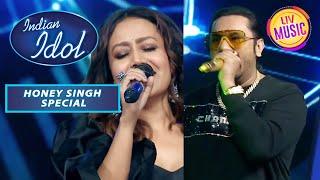 Neha और Honey Singh ने 'Manali Trance' गाकर लगाई Stage पर आग | Indian Idol S12 | Honey Singh Special