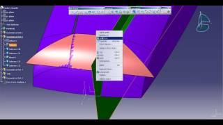 Center Console Top Blend Out | Catia V5 | Catia V6