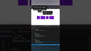 Creating Basic Shapes Using CSS | HTML & CSS Only