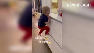 Climbing Spiderman Baby Goes Viral On Tik Tok