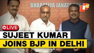 OTV LIVE: After Ending Ties With BJD, Ex-MP Sujeet Kumar Joins BJP At Party HQs In Delhi