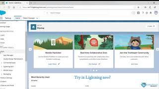 How to create Custom Apps using Salesforce App Builder