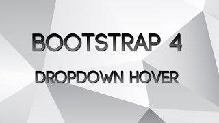 Bootstrap 4 dropdown hover