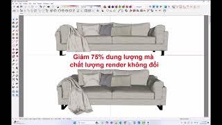 Giảm dung lượng file Sketchup cực kỳ nhanh | How to Reduce File Size in Sketchup Skimp