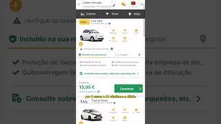 Aluguel de carro por menos de 3 euros #brasileirosemportugal #viveremportugal #custodevidaemportugal