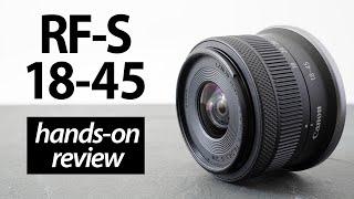 Canon RF S 18-45mm review: HANDS-ON first-looks