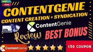 ContentGenie Review  Demo And  Best Bonuses  For  [Content Genie Review]