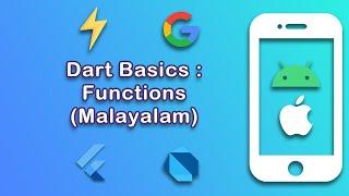 Functions in Dart | Dart Language Basics | Flutter Malayalam Course