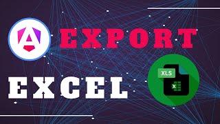 How To Export Data Table To Excel (XLSX) In Angular Typescript | Excel File Export | Example